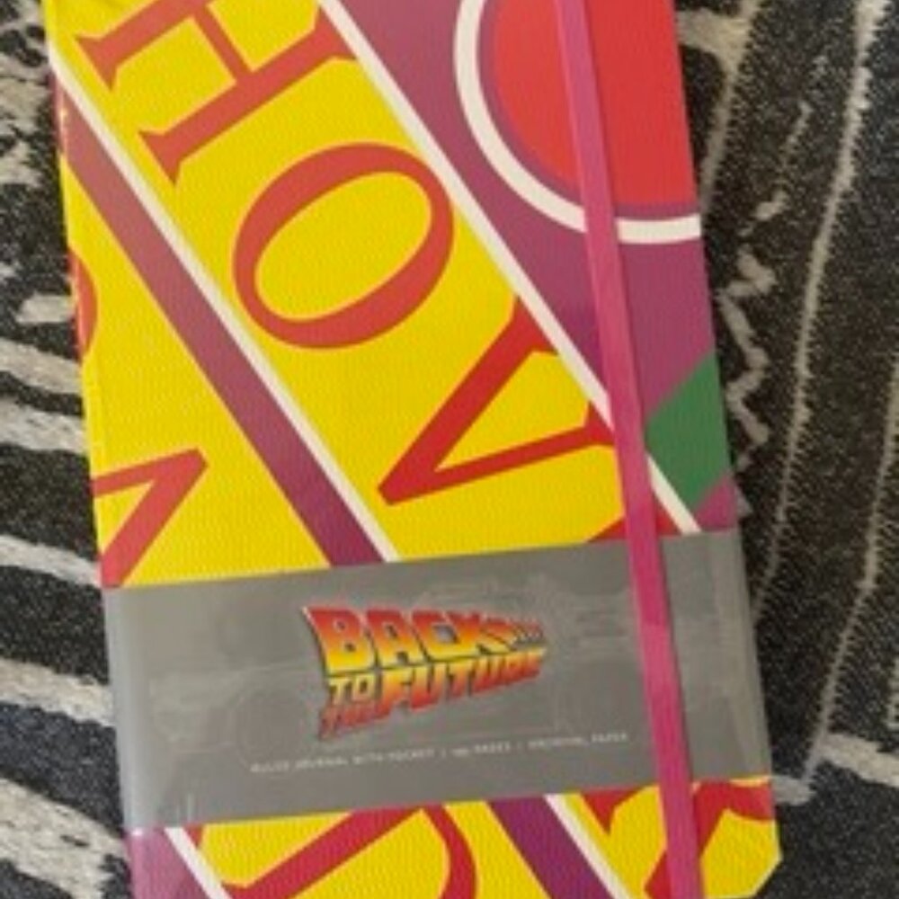 ($6) Back to the Future Hardcover Ruled Journal